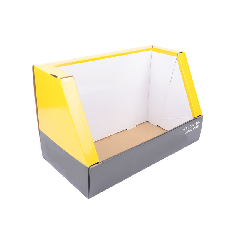 Caja de papel corrugado con exhibición de herramientas de impresión en 5 colores