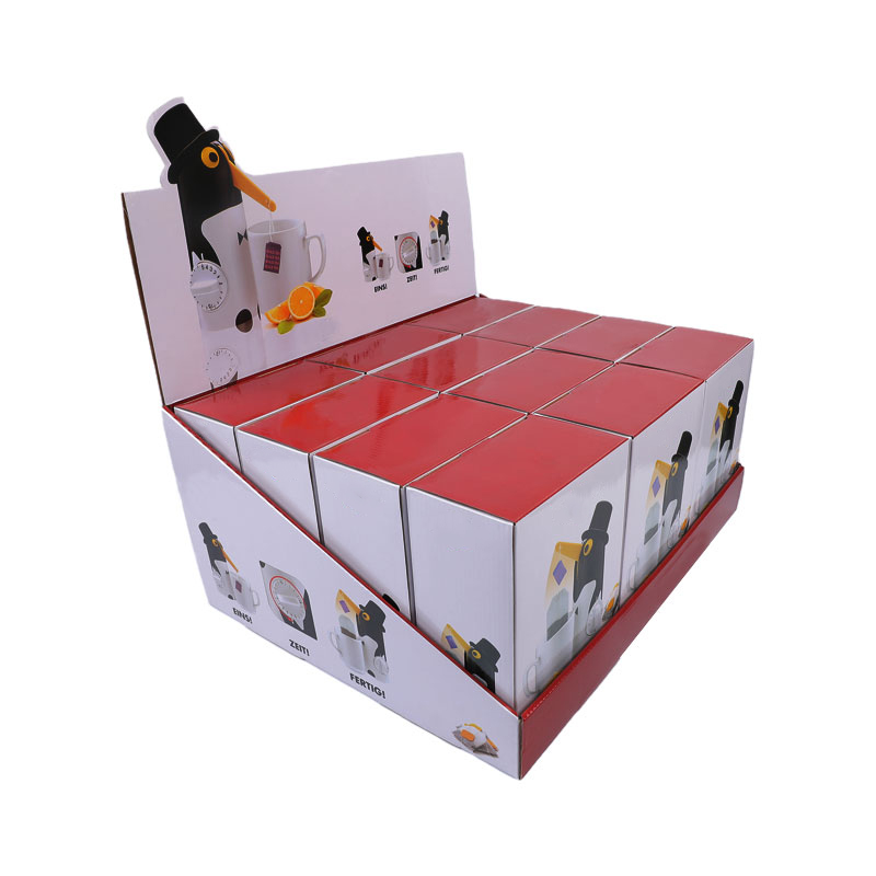 Caja de papel de cartón con impresión en 5 colores.